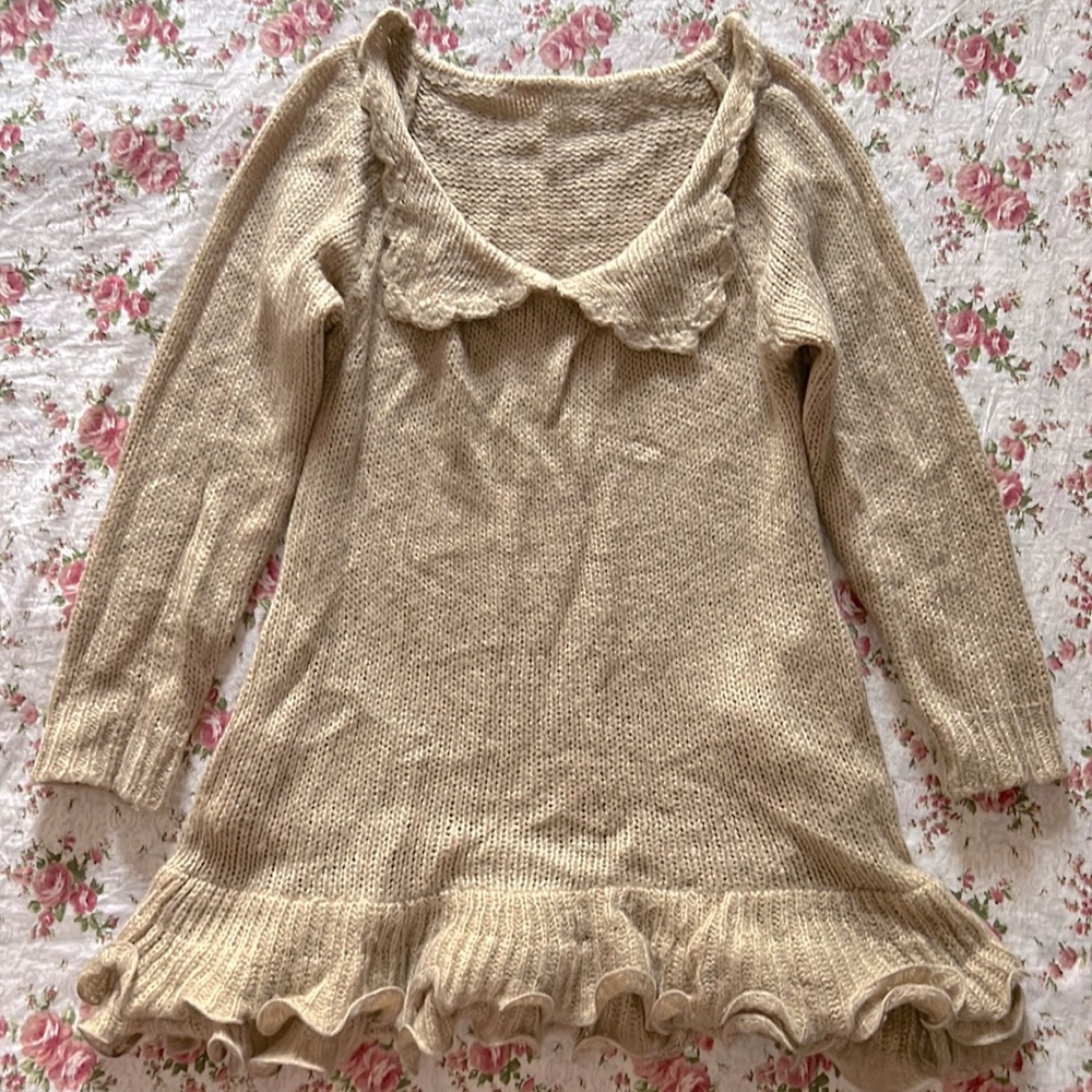 Vintage Japanese Vivi magazine fashion sweater dress